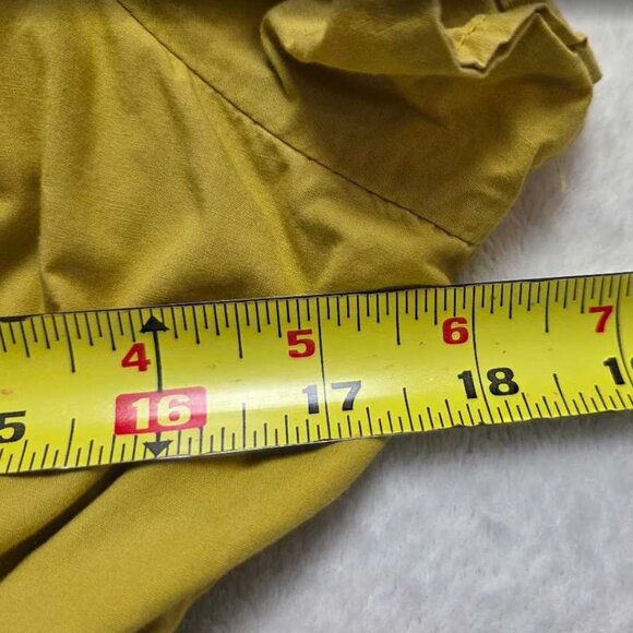 M By Anthropologie The Somerset printed maxi dress yellow embroidered flowers 2 - Picture 10 of 12